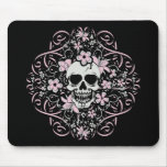 Girlie Vintager Schädel Mousepad