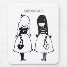 Girls pflügt weird mousepads