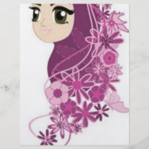 Girly Bescheidenheit Personalisierte Flyer