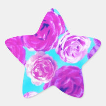 Girly Blumen Aufkleber
