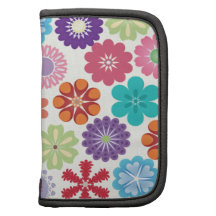 Girly Blumen-Power-bunte Blumenmuster-Geschenke Mappen