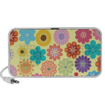 Girly Blumen-Power-buntes Blumenmuster Speaker
