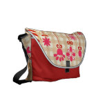Girly Blumenmuster Bote-Tasche Kuriertaschen