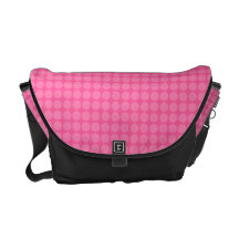 Girly Botetasche der rosa Tupfen Kuriertasche