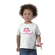 Girly große Schwester der niedlichen rosa Cartoone Shirt