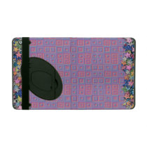 Girly Mädchen-Glitter-Stern-und Herz-lila Rosa powis icase