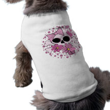 Girly Punkschädel Haustiershirt