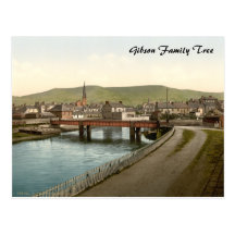 Girvan, Ayrshire-Rind, Schottland Postkarte