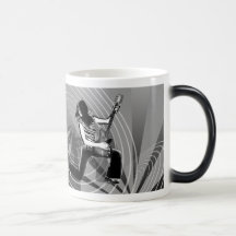 "Gitarre bewegt" Becher wellenartig Kaffeehaferl