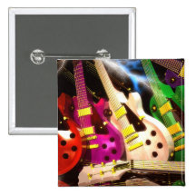 Gitarre, Gitarren, elektrisch, Blitz, Rock, Musik, Buttons