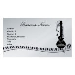 Gitarren-Klavier-u. Musik-Anmerkungs-Visitenkarten