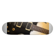 Gitarren-Skateboard Bedruckte Skateboarddecks