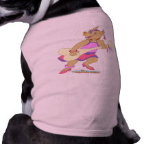Gitarrist-Bulldoggen-Mädchen hundekleidung