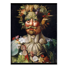 Giuseppe Arcimboldogemüsemann (Vertumnus) Postkarte