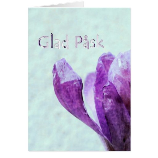 Glad Påsk Grußkarte