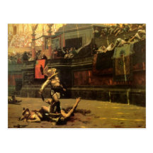 Gladiator-Postkarte