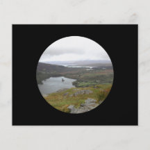Glanmore See von Healy Durchlauf Irland. Rund Flyer Druck