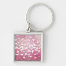 Glänzende rosa Herzen des Hochzeits-Liebe-vektorhi Schlüsselanhänger