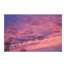 Glänzender Himmel Galerie Faltleinwand