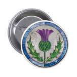 Glasdistel Button
