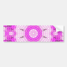 Glaseffekt-Mosaik-Rosa Auto Aufkleber