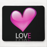 Glattes Herz Mousepads