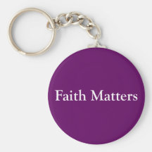 Glaube ist Keychains von Bedeutung Schlüsselband