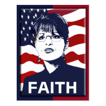 Glauben-Postkarte Sarahs Palin