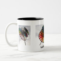 Glauben Sie dem Brisepinwheel-Mädchen-Becher Tee Tasse