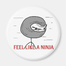 Glauben Sie wie ein Ninja Kühlschrankmagnete