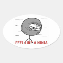 Glauben Sie wie ein Ninja Sticker