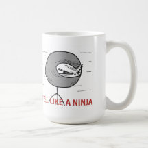 Glauben Sie wie ein Ninja Tee Haferl