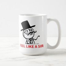 Glauben Sie wie ein Sir - Becher Teetasse