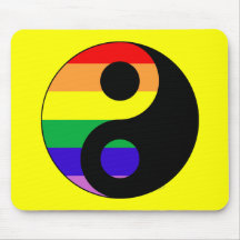 GLBT YinYang Mousepads