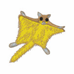 Gleithörnchen Bestickte Freizeitjacke
