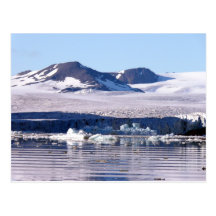 Gletscher in Svalbard Postkarten