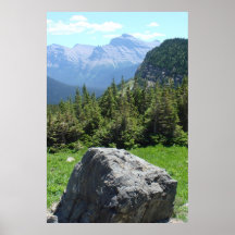 Gletscher-Park Posterdruck