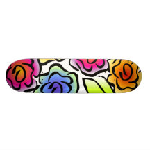 Glimmericks Blumen3 Individuelle Skateboarddecks