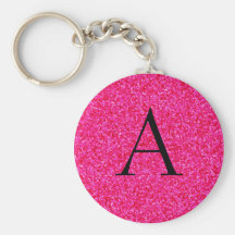 Glitter "A" Keychan Schlüsselband
