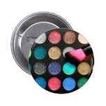 Glitter-Augenschminke-Knopf Button
