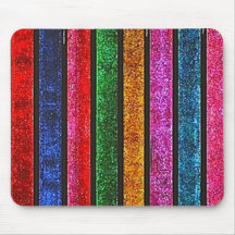 Glitter-Streifen Mousepads