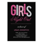 Glittery Girls Night Out / Bachelorette Party Cards