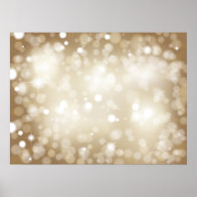 Glittery Goldplakat
