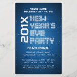 Glitzern-Party-Flyer Des Sylvesterabends
