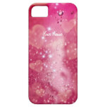 Glitzerndes Herz Kirschrot - Personalisierbare Hülle Fürs iPhone 5