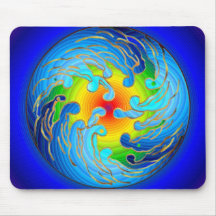 Globale Erwärmung Mousepad