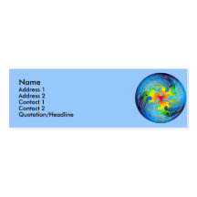 Globale Erwärmungs-Visitenkarten