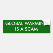 GLOBALES WARMINGIS EIN BETRUG AUTOSTICKER