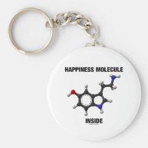 Glück-Molekül-Innere (Serotonin-Molekül) Schlüsselanhänger