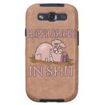 glücklich als Schwein im lustigen Cartoon der Sche Galaxy S3 Hüllen